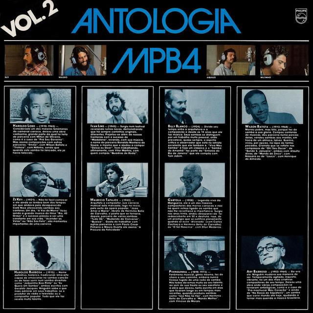 Album cover art for Antologia Do Samba