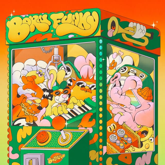 Album cover art for Born Funky