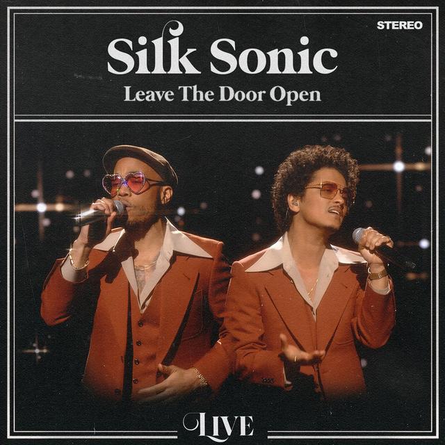 Album cover art for Leave the Door Open (Live)