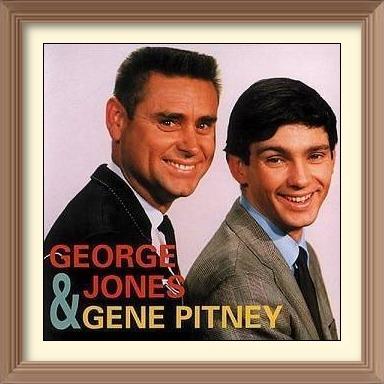 Album cover art for George Jones & Gene Pitney : For the First Time! Two Great Singers