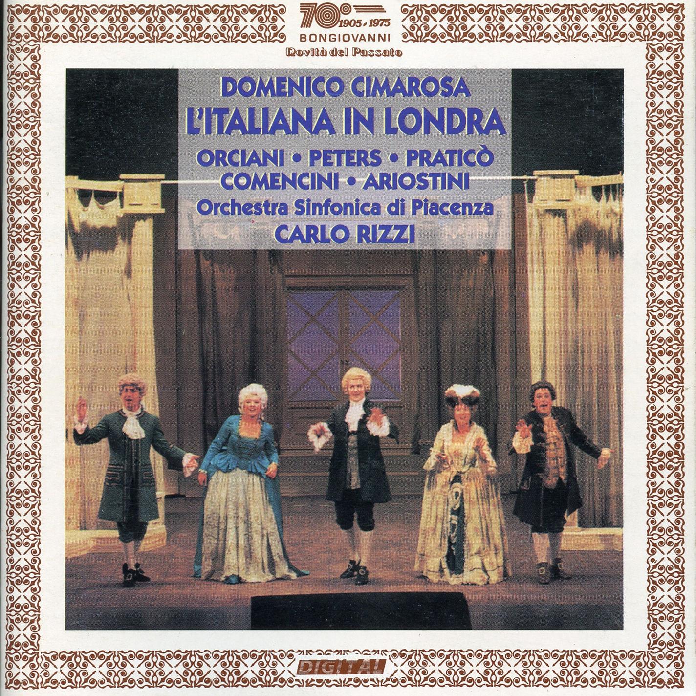 Cimarosa: L'italiana in Londra