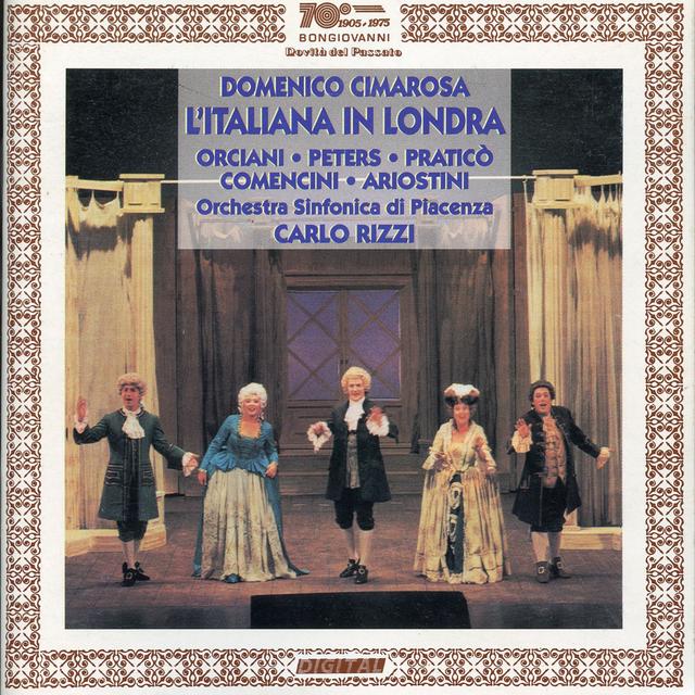 Album cover art for Cimarosa: L'italiana in Londra