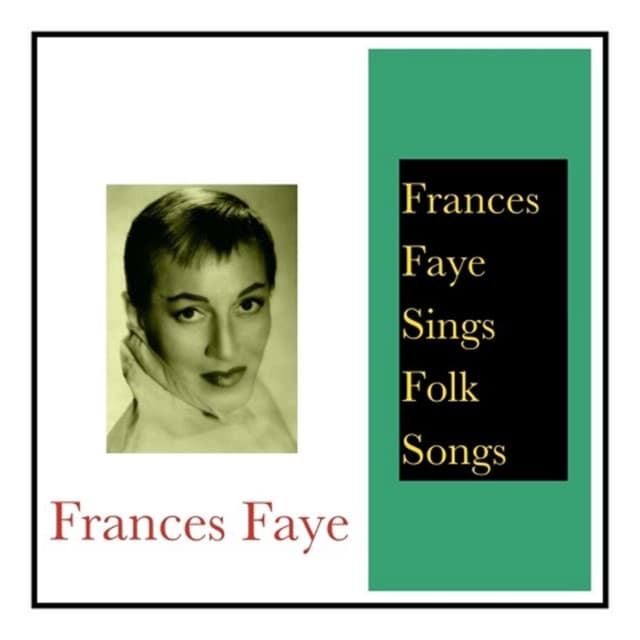 Album cover art for Frances Faye Sings Folk Songs