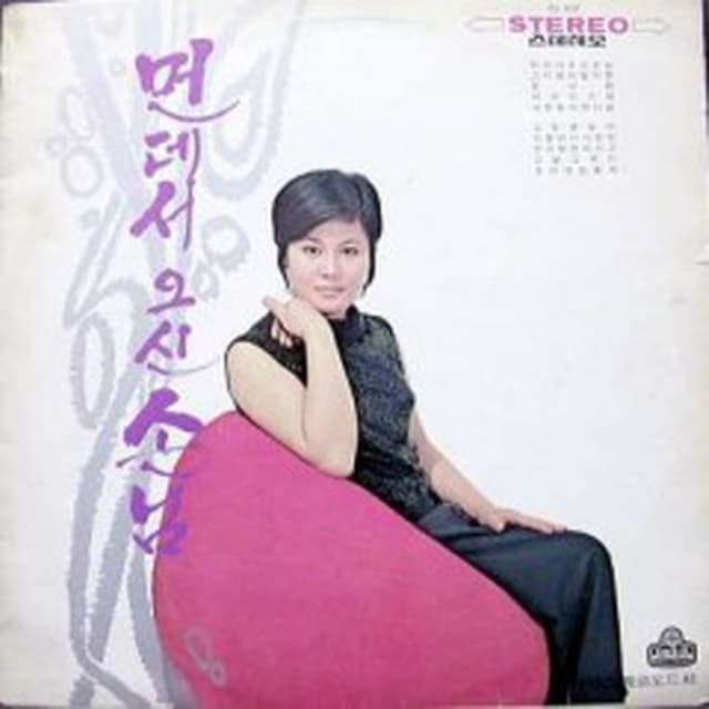 Album cover art for 조미미, 나훈아 (먼데서 오신 손님 / 그정 못잊어)