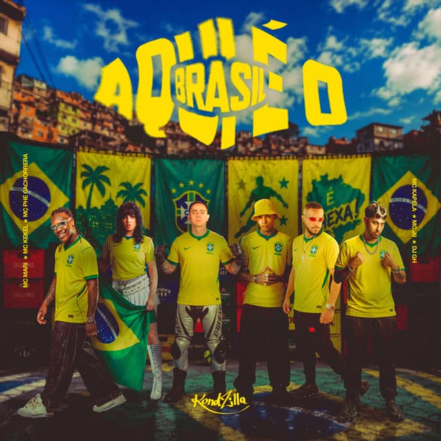 Album cover art for Aqui É O Brasil