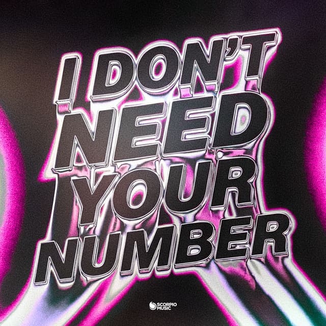 Album cover art for I Don't Need Your Number