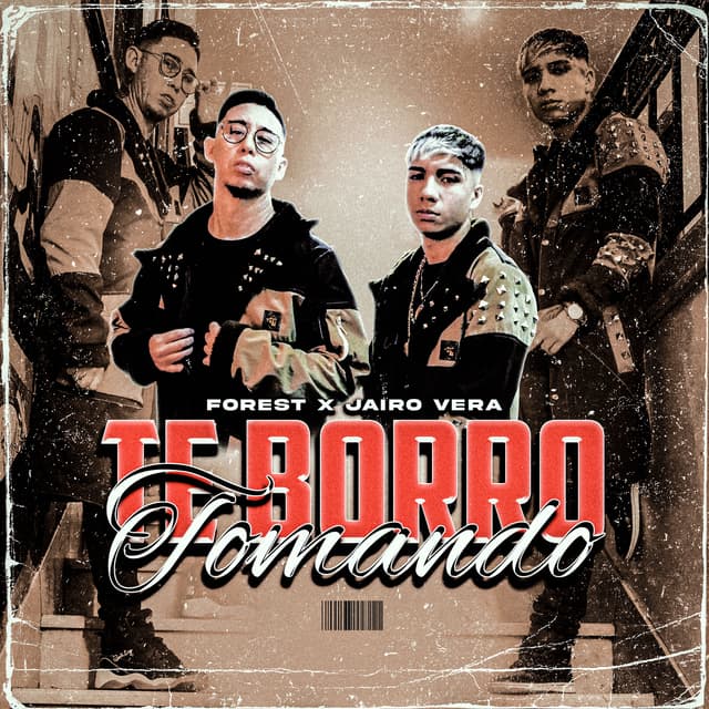 Album cover art for Te Borro Tomando