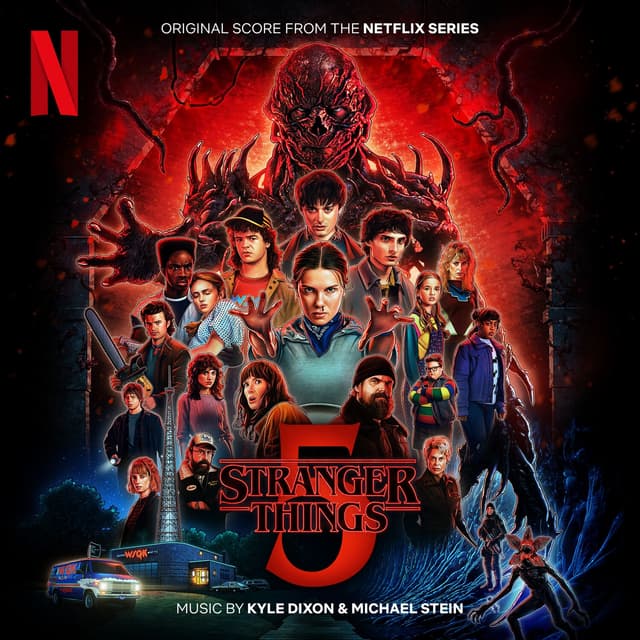 Album cover art for Stranger Things 5