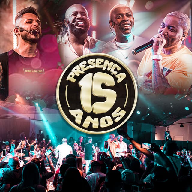 Album cover art for Presença 15 Anos