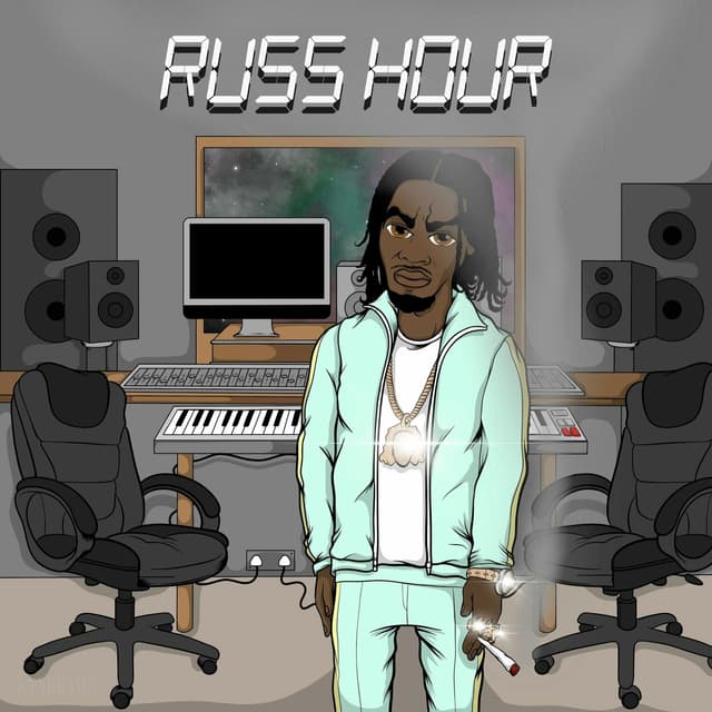 Album cover art for Russ Hour