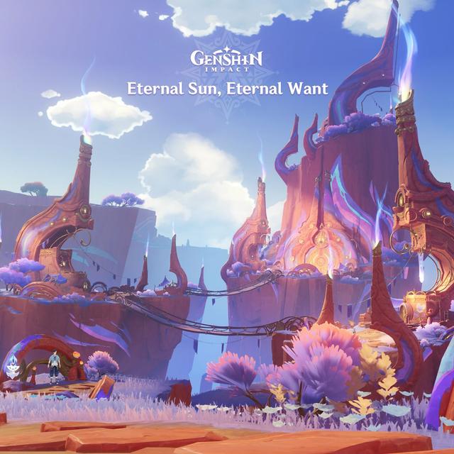 Album cover art for Genshin Impact - Eternal Sun, Eternal Want