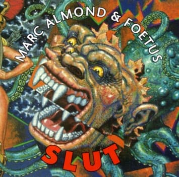 Album cover art for Flesh Volcano / Slut