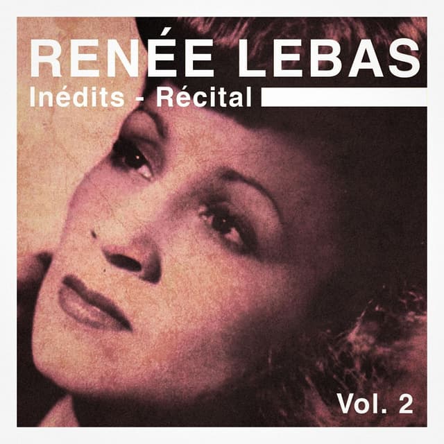 Album cover art for Inédits - Récital, Vol. 2