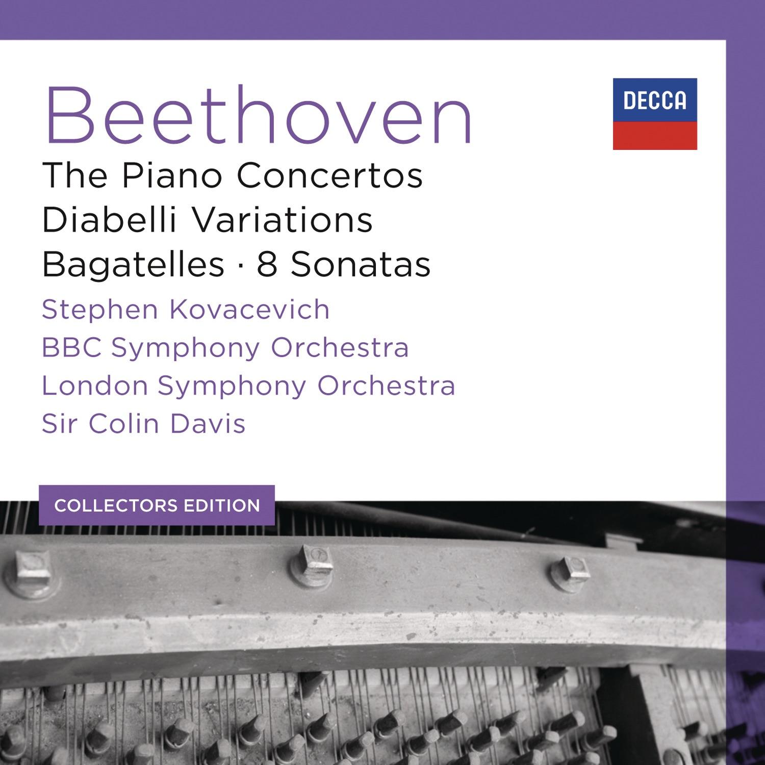 Beethoven : The Piano Concertos - Diabelli Variations - Bagatelles : 8 Sonatas