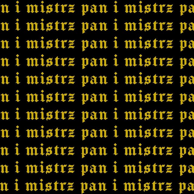Album cover art for Pan i Mistrz