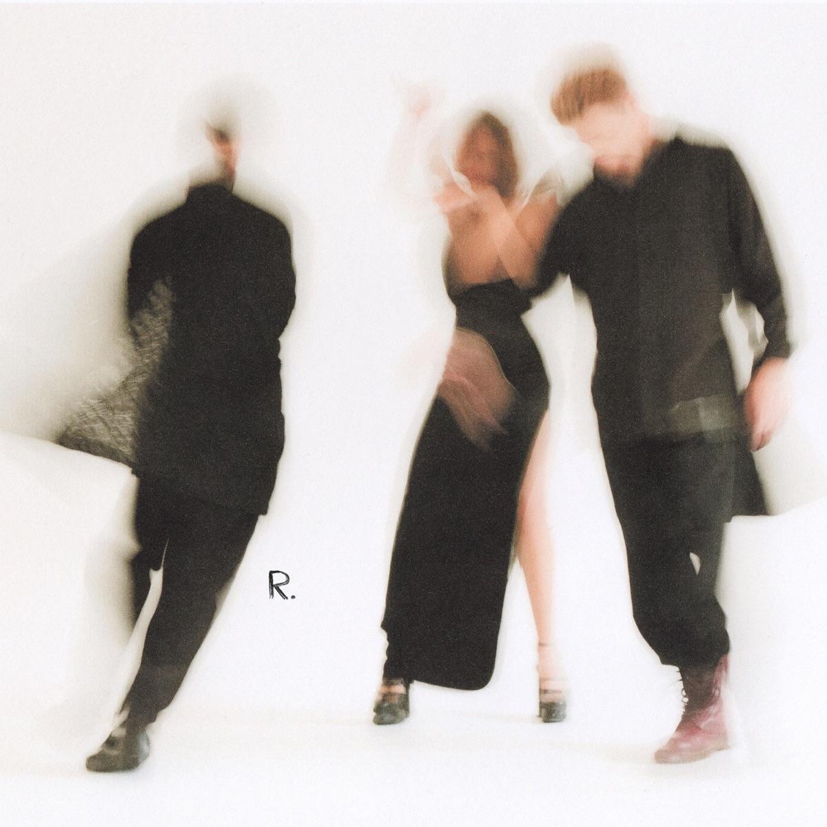 Lyric cover art as blurred background