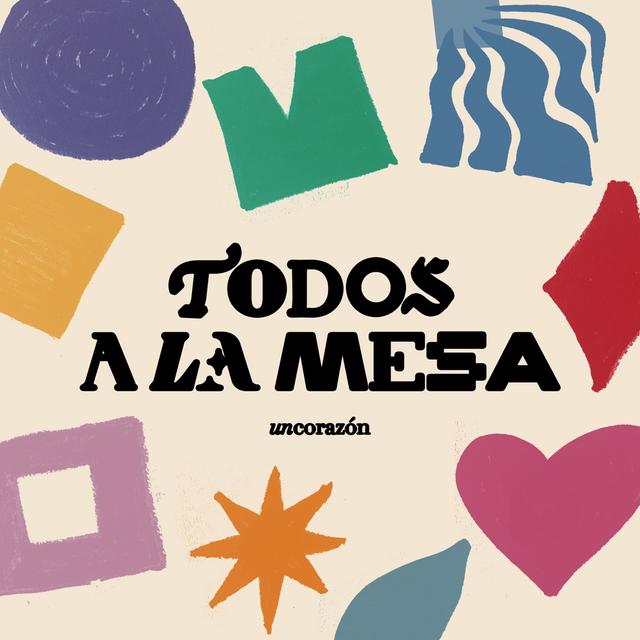 Album cover art for Todos a la mesa
