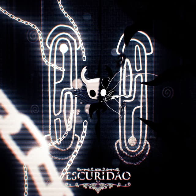 Album cover art for Escuridão (Hollow Knight)
