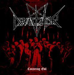 Album cover art for Conjuring Evil