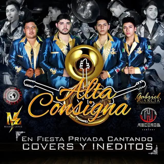 Album cover art for En Fiesta Privada Cantando Covers y Ineditos