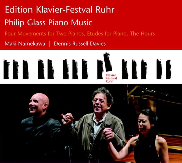 Album cover art for Four Movements for Two Pianos, Etudes for Piano, The Hours