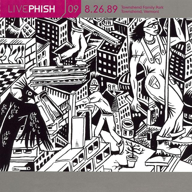Album cover art for Live Phish, Vol. 9 8/26/89 (Townshend Famlly Park, Townshend, VT)