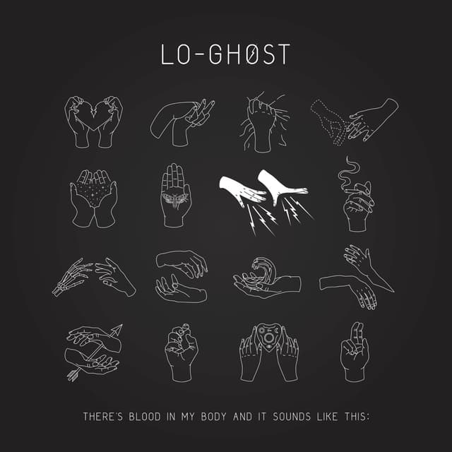 Album cover art for There's Blood In My Body and It Sounds Like This: