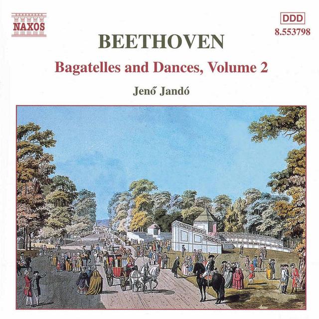 Album cover art for Beethoven: Bagatelles and Dances, Vol. 2