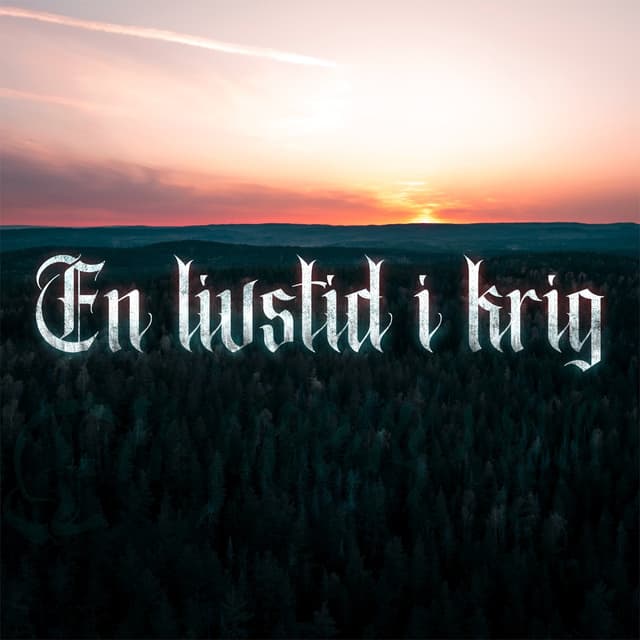 Album cover art for En livstid i krig