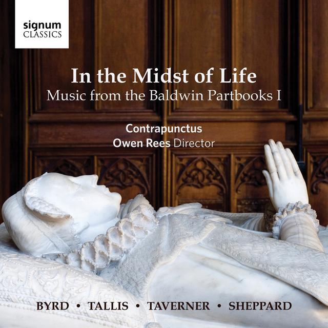 Album cover art for In the Midst of Life: Music from the Baldwin Partbooks I