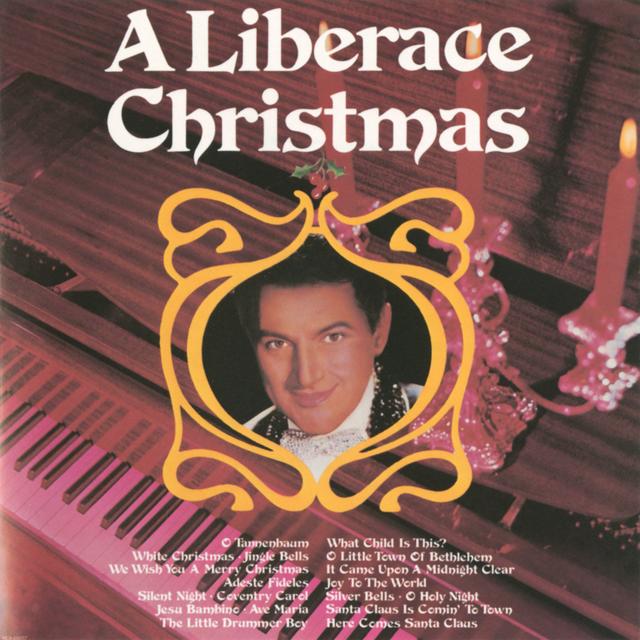 Album cover art for A Liberace Christmas