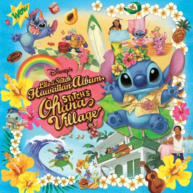 Album cover art for ディズニー リロ&スティッチ ハワイアン・アルバム～スティッチ・オハナ・ヴィレッジ～