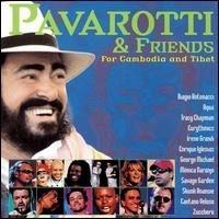 Album cover art for Pavarotti & Friends for Cambodia and Tibet