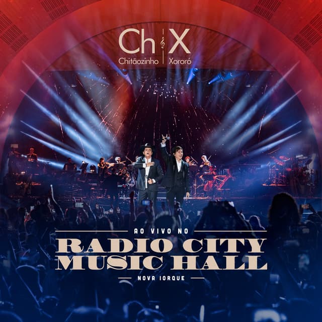 Album cover art for Ao Vivo no Radio City Music Hall Nova Iorque