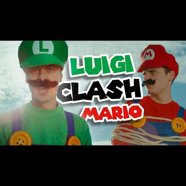Album cover art for Luigi clash Mario