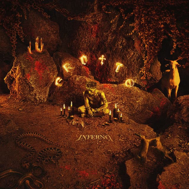 Album cover art for GROTTO INFERNO