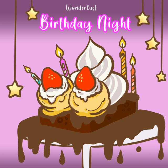 Album cover art for Birthday Night