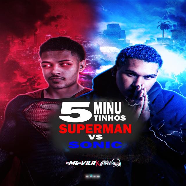 Album cover art for 5 Minutinhos Superman Vs Sonic
