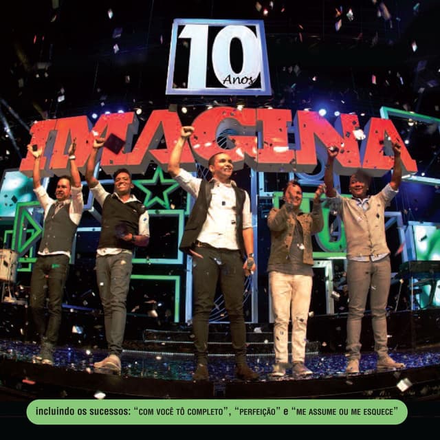 Album cover art for Imagina 10 Anos