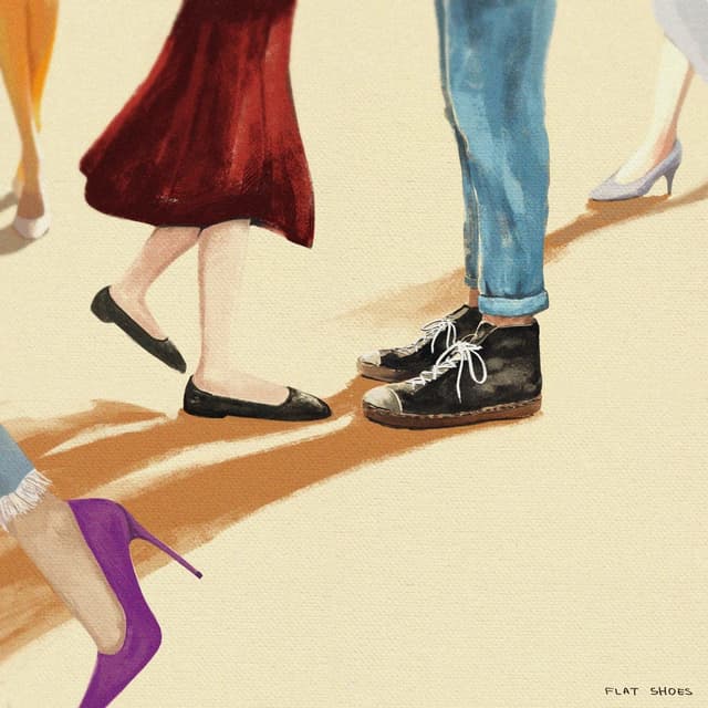 Album cover art for Flat Shoes