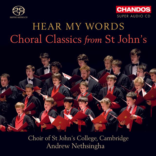 Album cover art for Hear My Words : Musique Chorale Du St John’s College