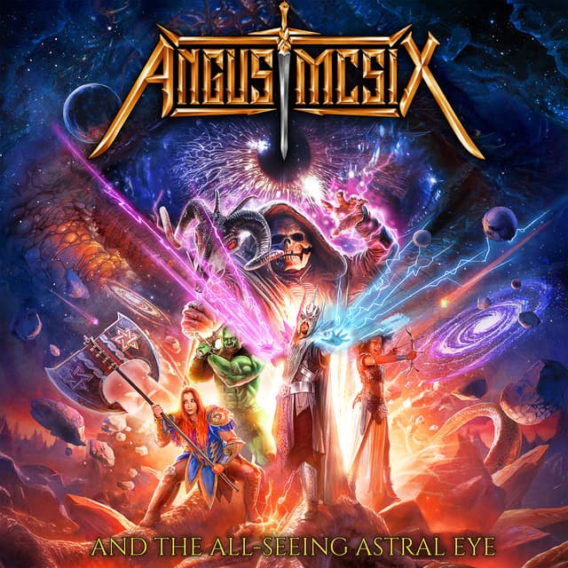 Album cover art for Angus McSix and the All-Seeing Astral Eye