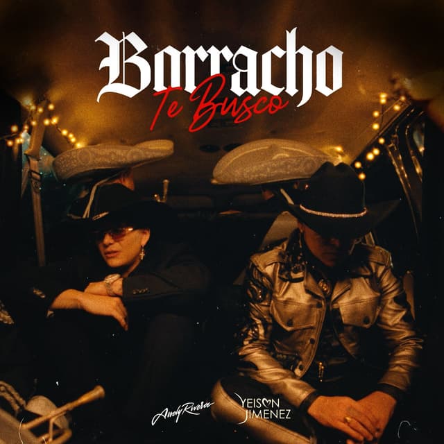Album cover art for Borracho te busco