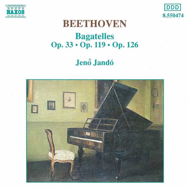 Album cover art for Beethoven: Bagatelles, Opp. 33, 119 and 126