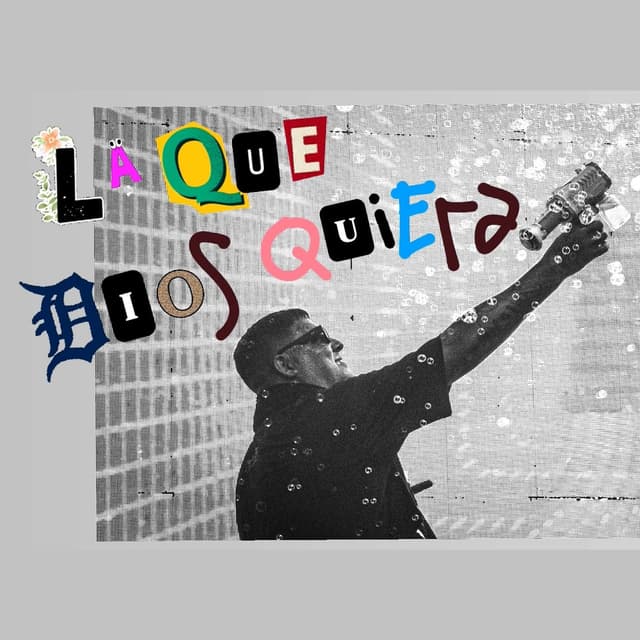Album cover art for La Que Dios Quiera