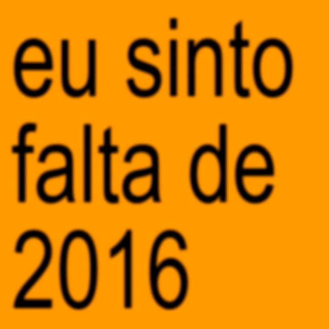 Album cover art for eu sinto falta de 2016