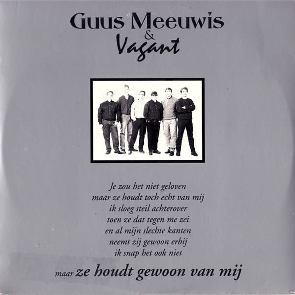 Album cover art for Ze houdt gewoon van mij / Hou me gewoon maar even vast