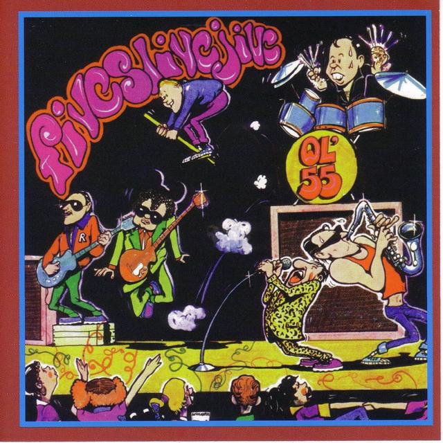 Album cover art for Fiveslivejive