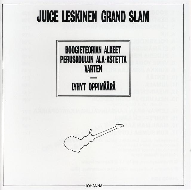 Album cover art for Boogieteorian Alkeet Peruskoulun Ala-Astetta Varten, Lyhyt Oppimäärä