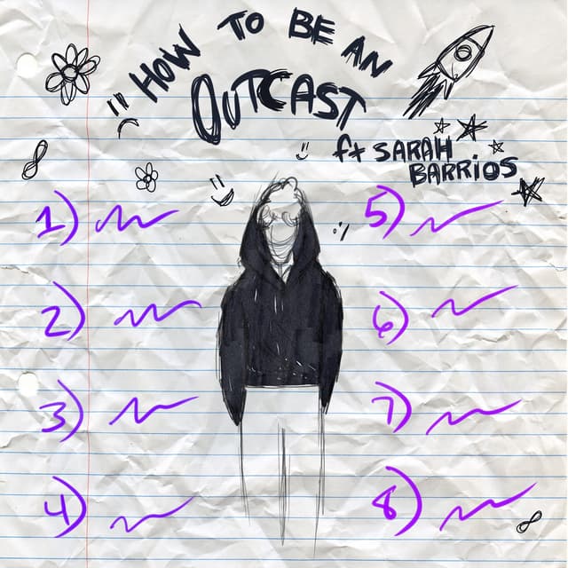 Album cover art for How To Be An Outcast (feat. Sarah Barrios)